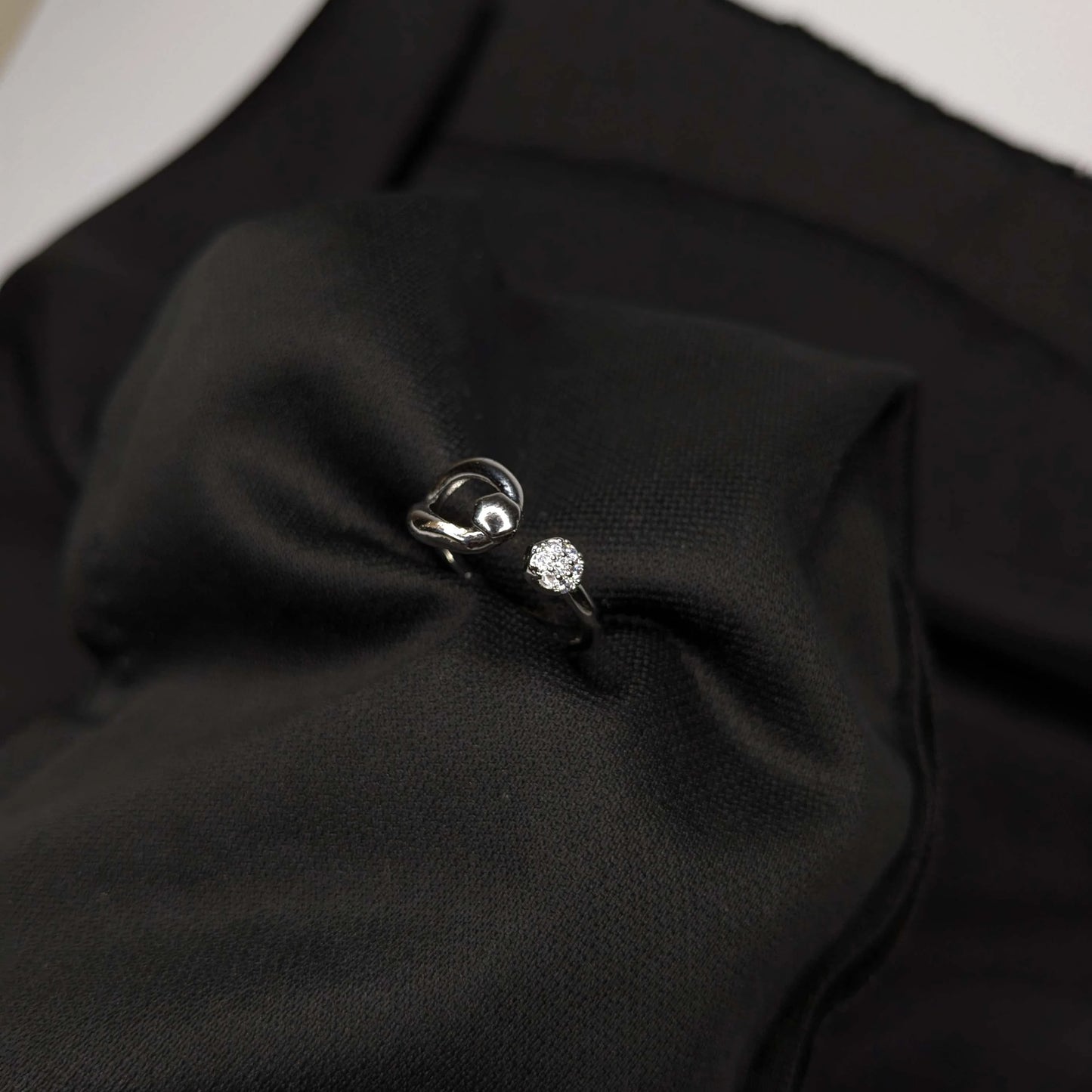 Pair of White Diamond Rings